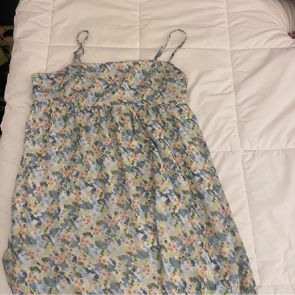 Abercrombie Floral Spaghetti Strap Dress